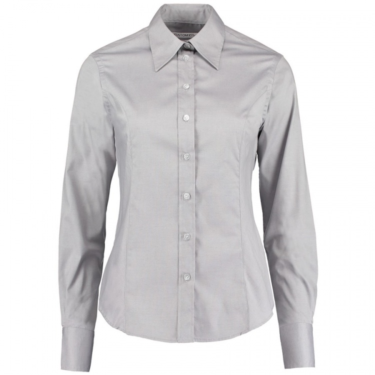 Kustom Kit KK702 Women's Premium Corporate Oxford Shirt Long Sleeve